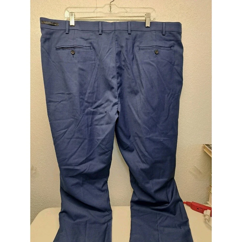 Awearness Kenneth Cole Men's Blue CHILLFLEX Slim Fit Suit Pants - 44x33 New - Picture 2 of 6